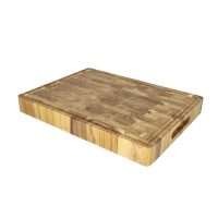 Shinrai Knives - Luxe Snijplank Teakhout - Kopshout - 40 x 30 x 4.5 cm